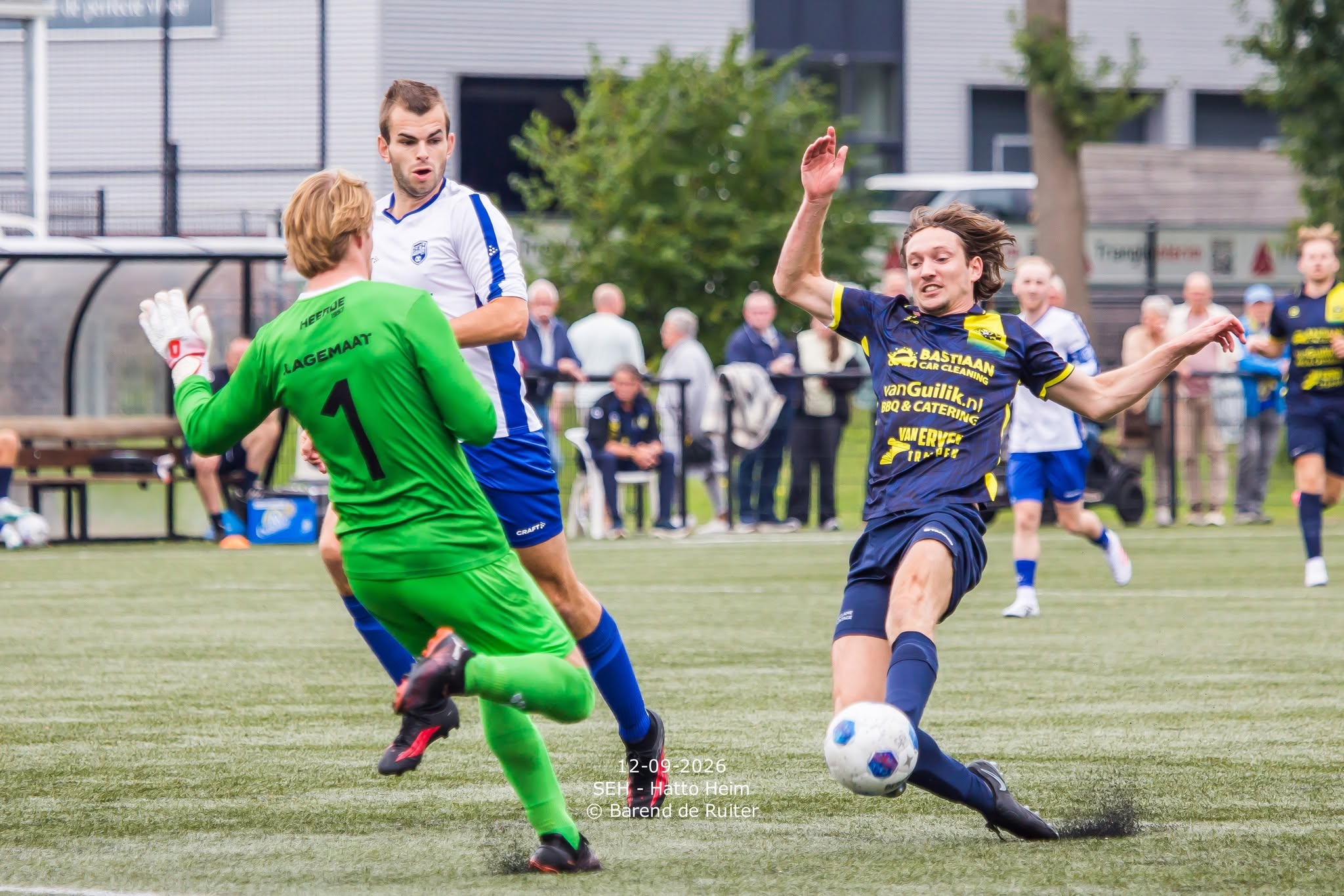 FOTO’S: SEH gaat weer nipt onderuit tegen Hatto Heim