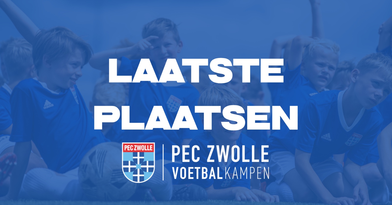 Laatste plaatsen Voetbalkamp
