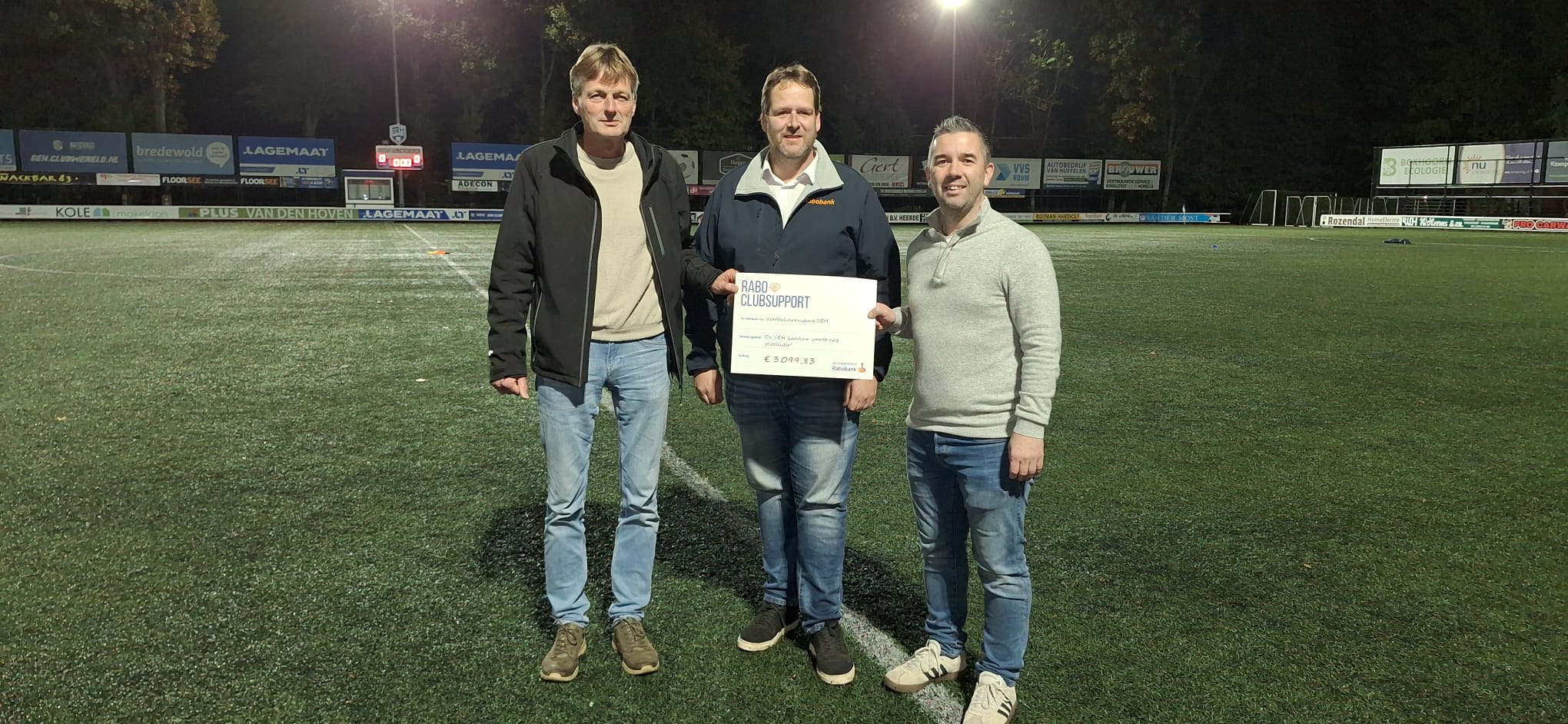 Eindbedrag actie Rabo ClubSupport