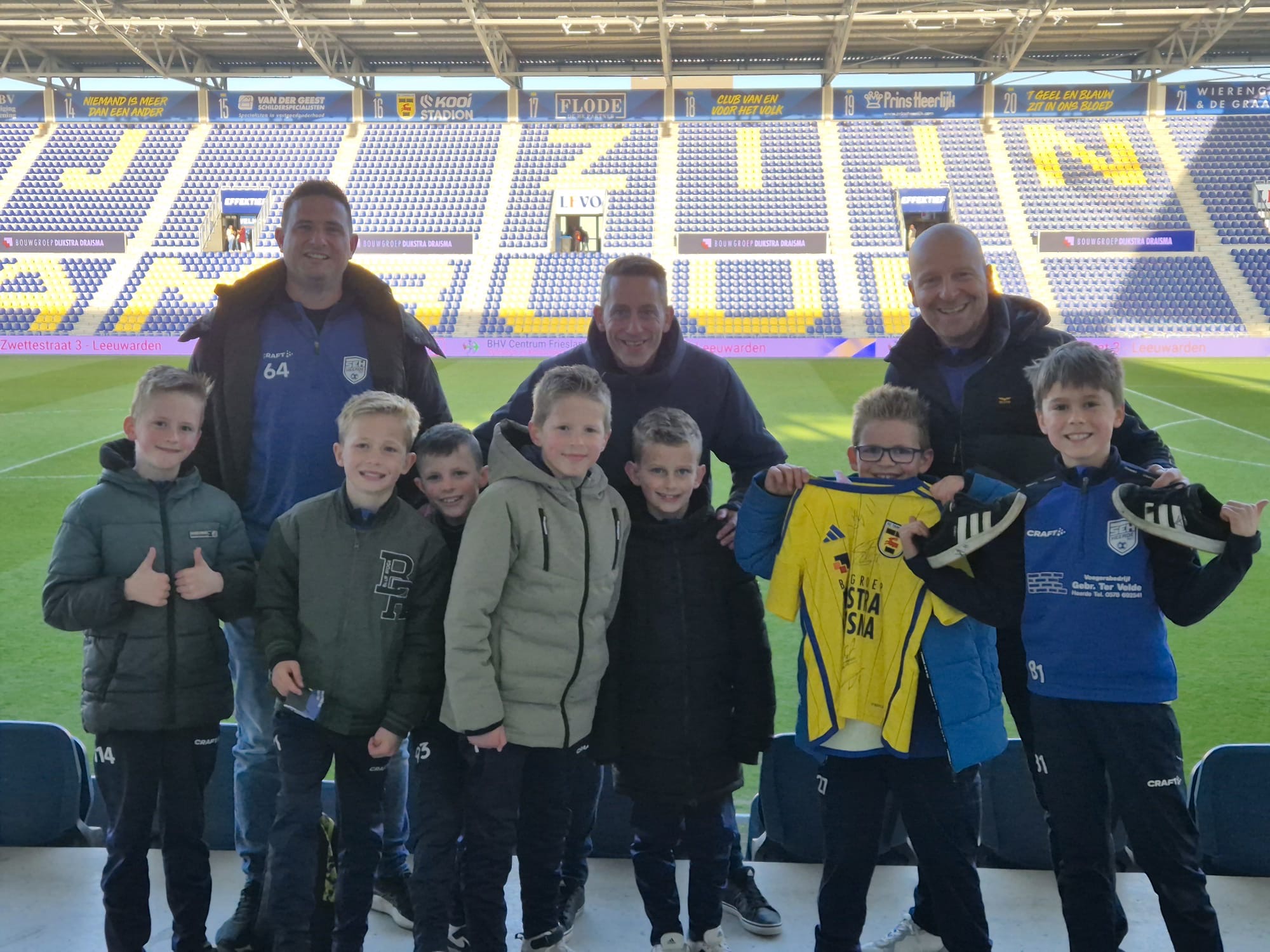 SEH JO9-1 bezoekt Cambuur Leeuwarden
