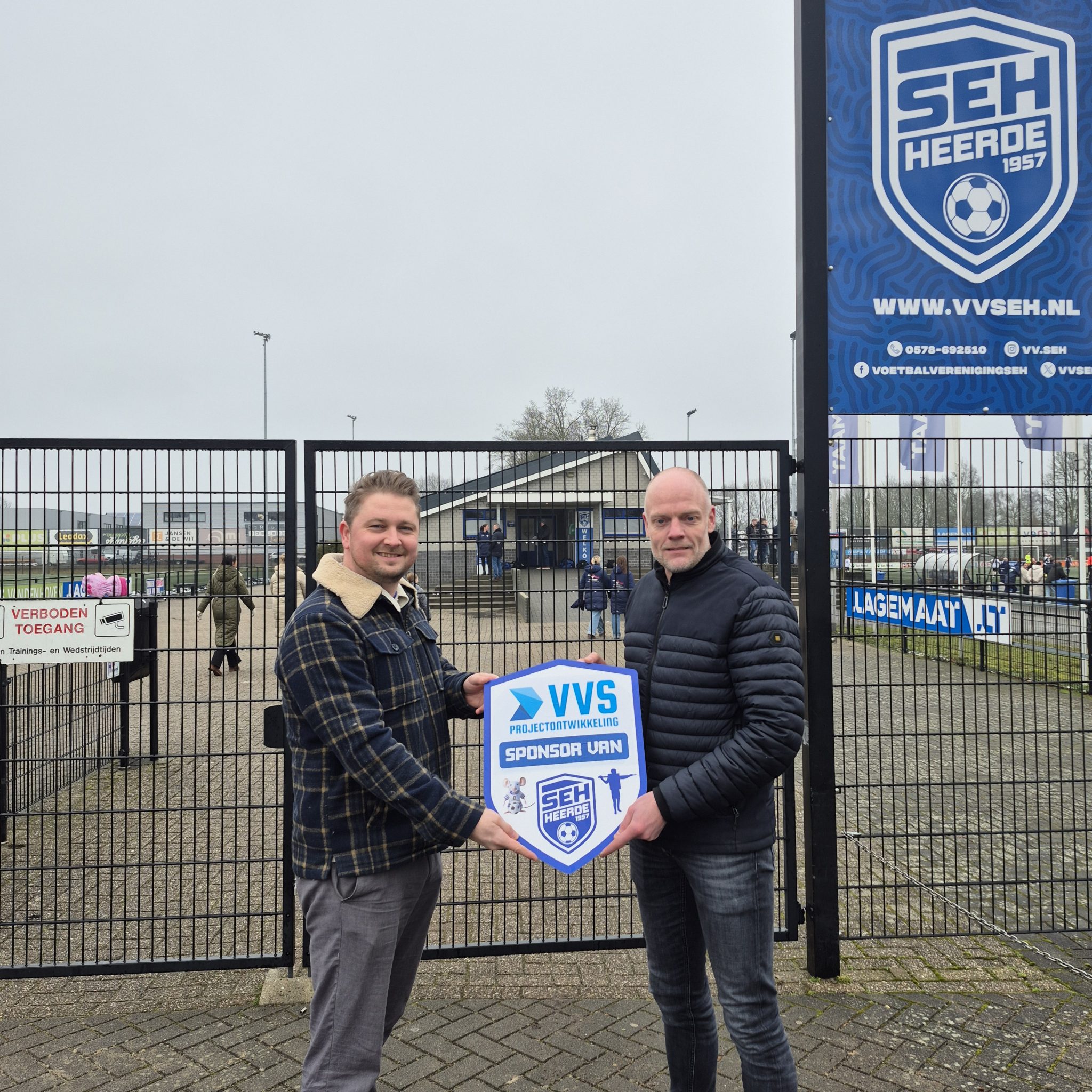 Kleedkamerbord voor VVS Projectontwikkeling