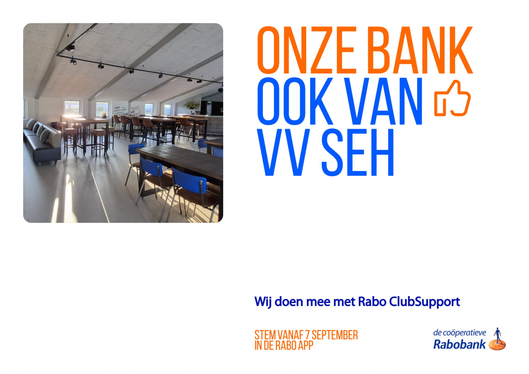 Stem op SEH én de Supporters Vereniging bij Rabo ClubSupport